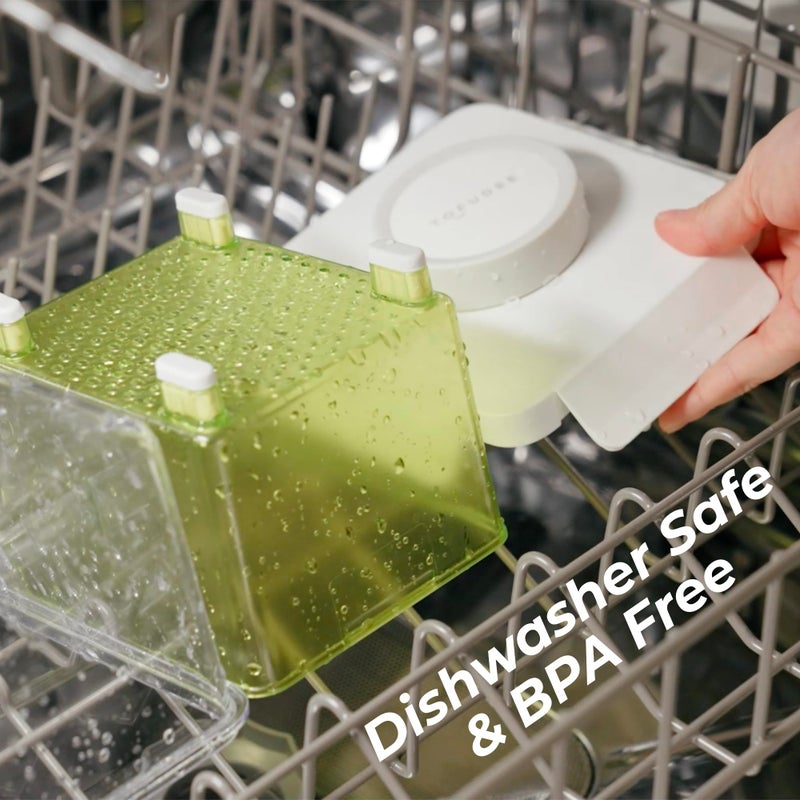TOFUDEE Tofu Press for Vegan - Dishwasher Safe & BPA Free Tofu Presser that Swiftly Drains Water from Soft, Firm, Extra Firm & Organic Tofu Without Crack in just 15-20min - Enhanced Flavor & Texture - Image 5